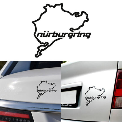 Adesivos para Janela Criativos de Moda Nurburgring para Carro, Estilo, Corrida de Rua