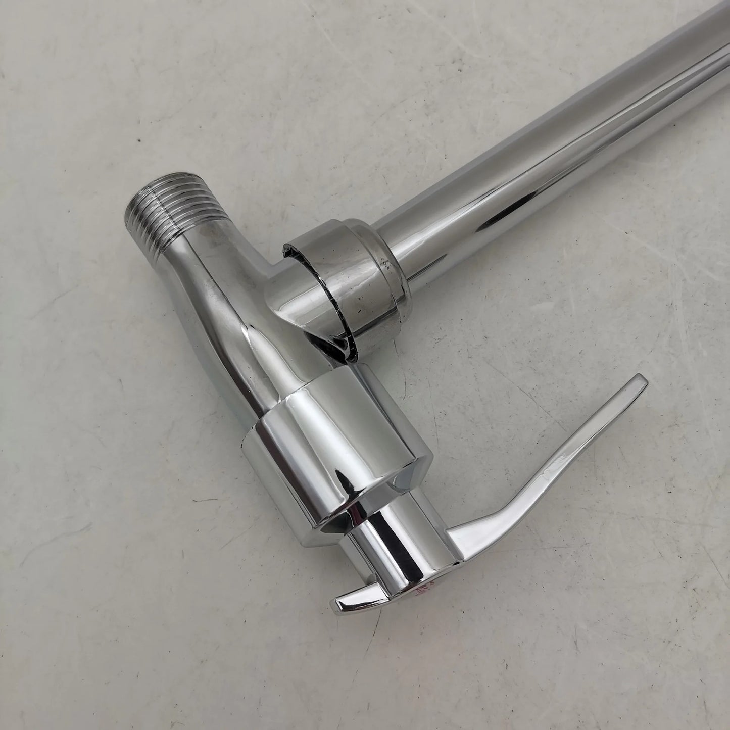 360° Kitchen Wall Mounted Faucet Single Cold Universal Vegetable Basin Faucet Bathroom Stainless Steel Sink Balcony Faucet