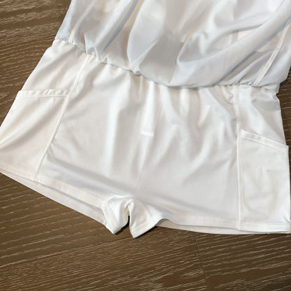 A* Yoga High-end Moisture Wicking Water-cooled Tennis Skirt Women's Quick-drying Breathable Double-layer Sports Pants Skirt