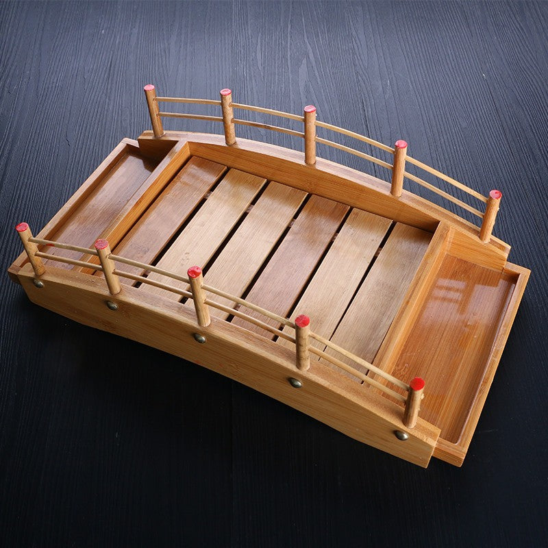 Cozinha Japonesa De Madeira Barcos De Sushi De Pinho Criativo Prato De Sushi Sashimi Mesa Decoração Ornamento