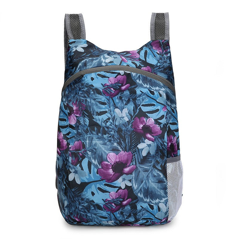 Bolsa esportiva leve para exterior mochila impermeável resistente ao desgaste mochila de viagem mochila dobrável pequena mochila de armazenamento