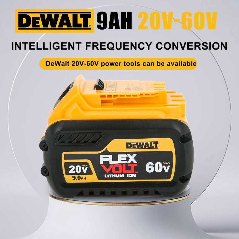 ??DCB609 Bateria Original Dewalt 20V/60V 9.0Ah 18650 Li-Ion para Ferramentas Elétricas DCB205 DCB206 Carregador de Bateria para Ferramentas sem Fio