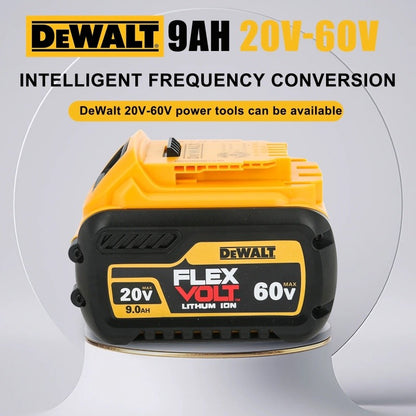 ??DCB609 Bateria Original Dewalt 20V/60V 9.0Ah 18650 Li-Ion para Ferramentas Elétricas DCB205 DCB206 Carregador de Bateria para Ferramentas sem Fio