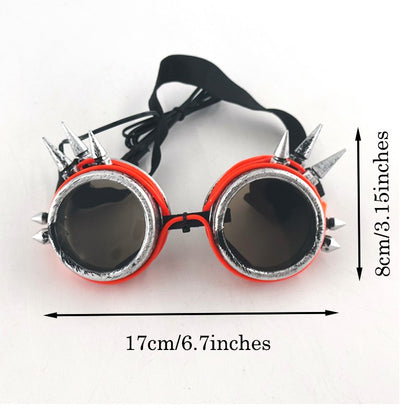 Cyberpunk Futuristic Luminous Glasses Rave Cyber light up Goggles LED glowing visor glasses for EDM music show props