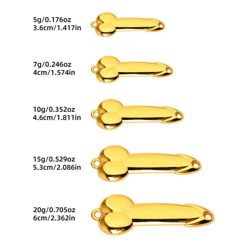 1PC Colher de Pesca Premium 5/7/10/15/20G Jigs Metálicos para Pesca de Truta em Água Doce - Lance com Precisão e Pesque Mais Peixes