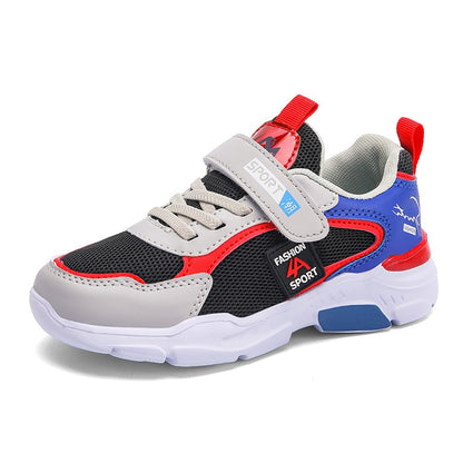Children's Sports Shoes for Boys, Fashionable Mesh Breathable Casual Sports Shoes, Lightweight Running Shoes, Comfortable