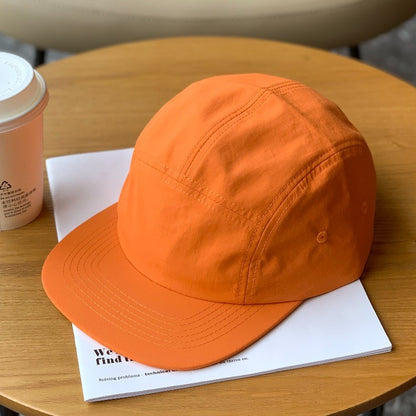 Quick-drying 63cm Large Flat Baseball Cap Men  Women Light  Breathable Sports Short Brim 5 Panel Running Hat Nylon Hats for Men