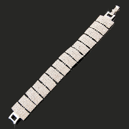 Novas Pulseiras de Berloques de Moda Prata 925 AAAAA Zircônia Cristal Feminino Pulseira Casamento Noivado Joias de Luxo