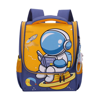 Mochila Infantil Meninos Jardim de Infância Astronauta Coelho Mochilas Infantis Mochila Escolar de Estudantes Presente Mochila de Desenho Animado Grau 1-9