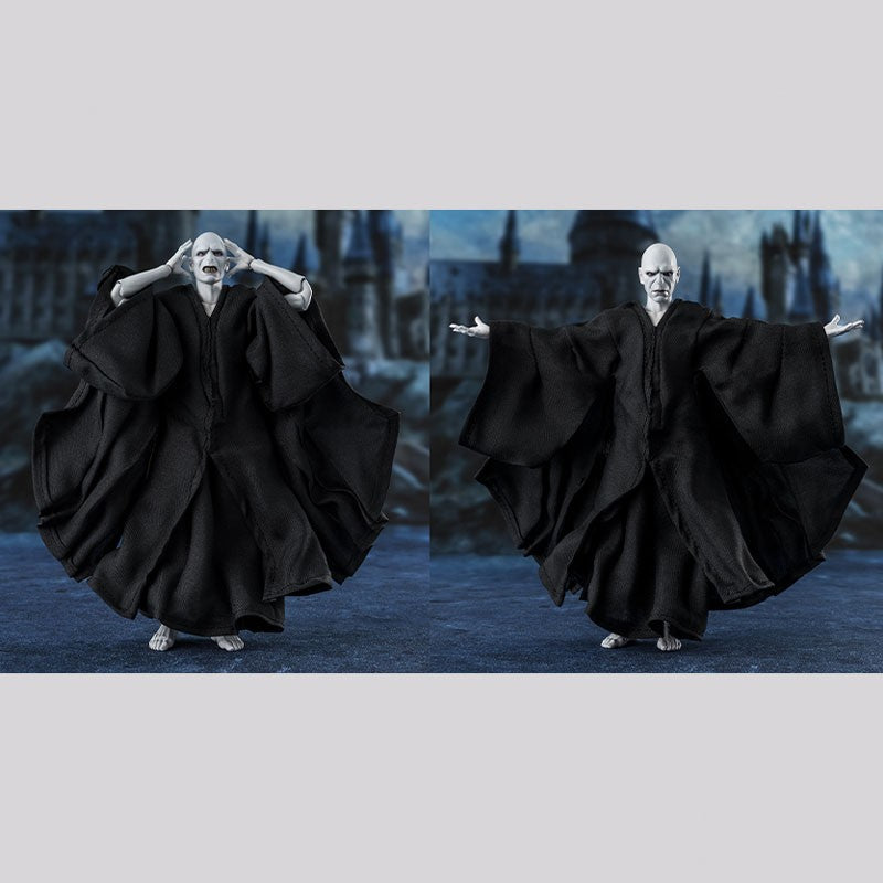Kit Modelo Original Bandai Harry Potter e o Cálice de Fogo SHF Lord Voldemort Anime Action Figure Coleção Brinquedos de Modelo Acabados