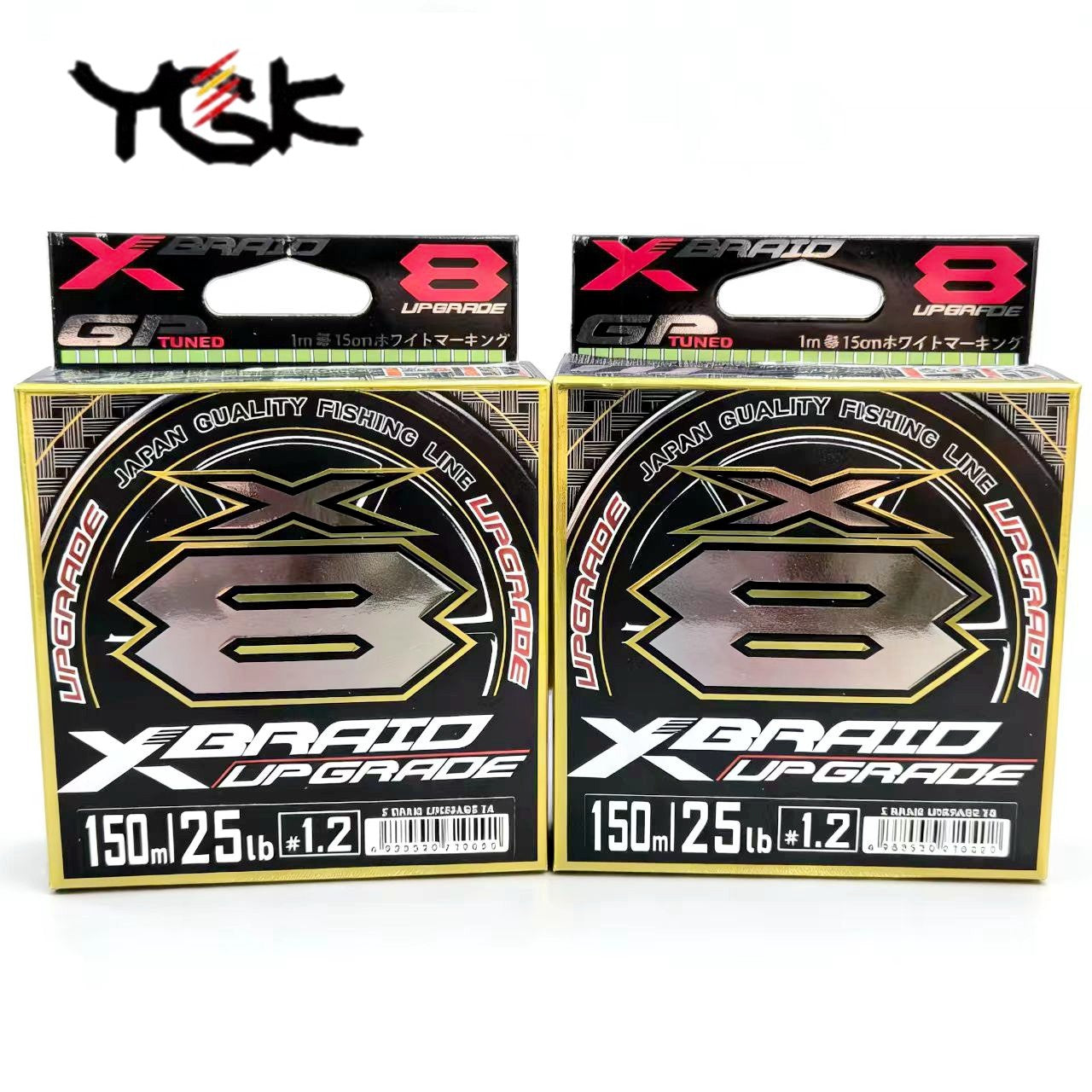 Linha de Pesca YGK X-BRAID UPGRADE X8 100% Original, Linha de Pesca Japonesa de Super QUALIDADE X8 Linha PE 14LB 16LB 22LB 25LB 30LB 40LB 45LB