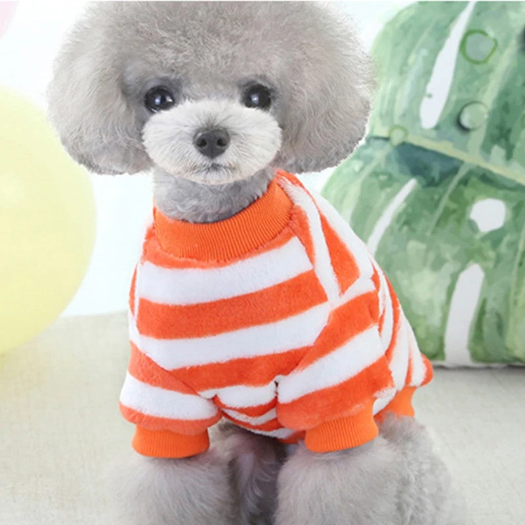 Colete de Luxo Coral Fleece para Cães Pequenos e Filhotes - Extra Quente, Super Macio, Respirável, Roupa de Inverno para Animais de Estimação
