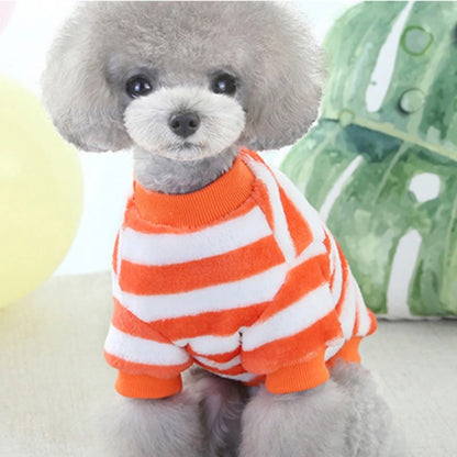 Colete de Luxo Coral Fleece para Cães Pequenos e Filhotes - Extra Quente, Super Macio, Respirável, Roupa de Inverno para Animais de Estimação