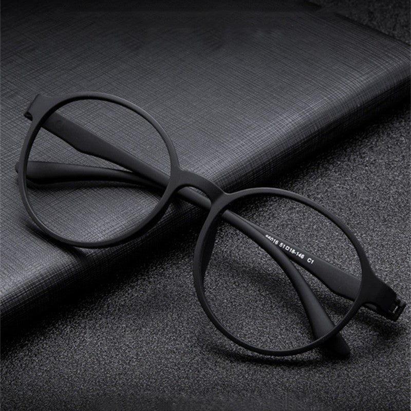 Óculos Ultraleves TR90 para Computador, Anti-Luz Azul, Proteção Ocular para Mulheres e Homens, Design Retrô Sem Parafusos, Óculos de Leitura Redondos