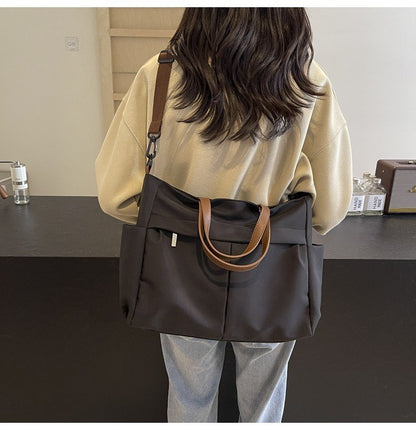 Multi Functional Tote Bag: Durable Nylon Work & Daily Shoulder Purse, Large Capacity Handbag Crossbody Bags for Women Daily Use