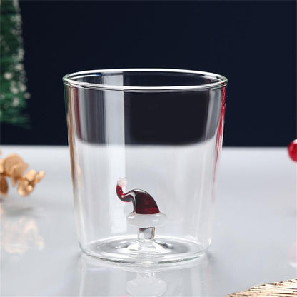 Copo de Vidro Formato de Animal 3D Desenho Animado Copos de Vidro Fofos para Casa Água Café Copo de Camada Única com Hóspedes Suco Bebida Fria Copo