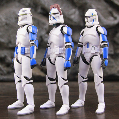 Star Wars 501st Legion ARF ARC Trooper Jesse Hardcase Commander Bane Denal Tup Dogma Boneco de Ação 6" Fase 2 Rex Team Clone Brinquedo