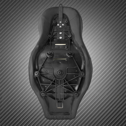 Assento de passageiro do condutor da motocicleta Almofada de assento duplo com encosto para Harley Softail Low Rider ST Sport Glide 2018-2024