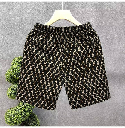 High Quality Men's Shorts Summer American Gym Shorts Fashion Green Short Pants Harajuku High Street Men's Clothing Streetwear