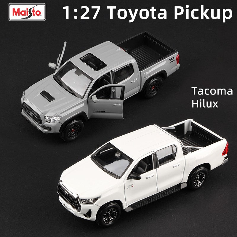 Maisto 1:27 Toyota Pickup Caminhonete de Liga Leve Hilux Tacoma TRD Pro Modelo de Carro Fundido Veículos Esportivos Fundidos de Brinquedo