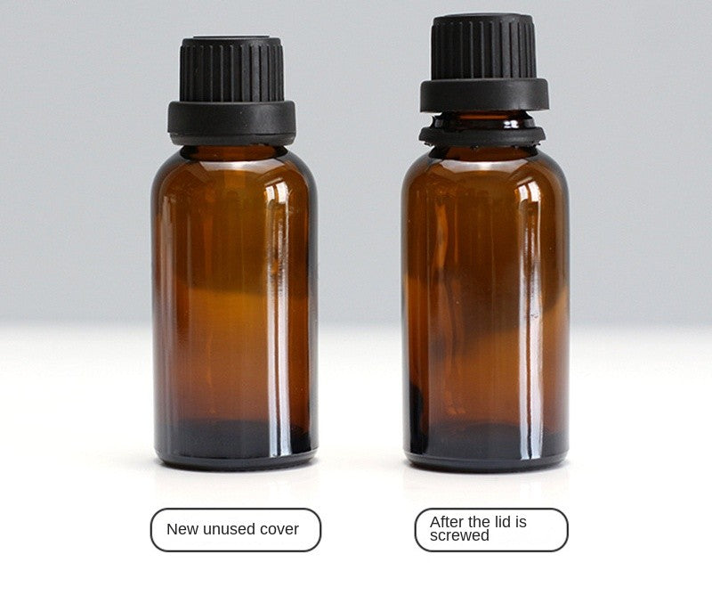 5/10PCS 100ML  Amber Brown Drop Bottle Massage Oil Pipette Glass Aromatherapy Liquid for Essential Basic  Bottles Refillable