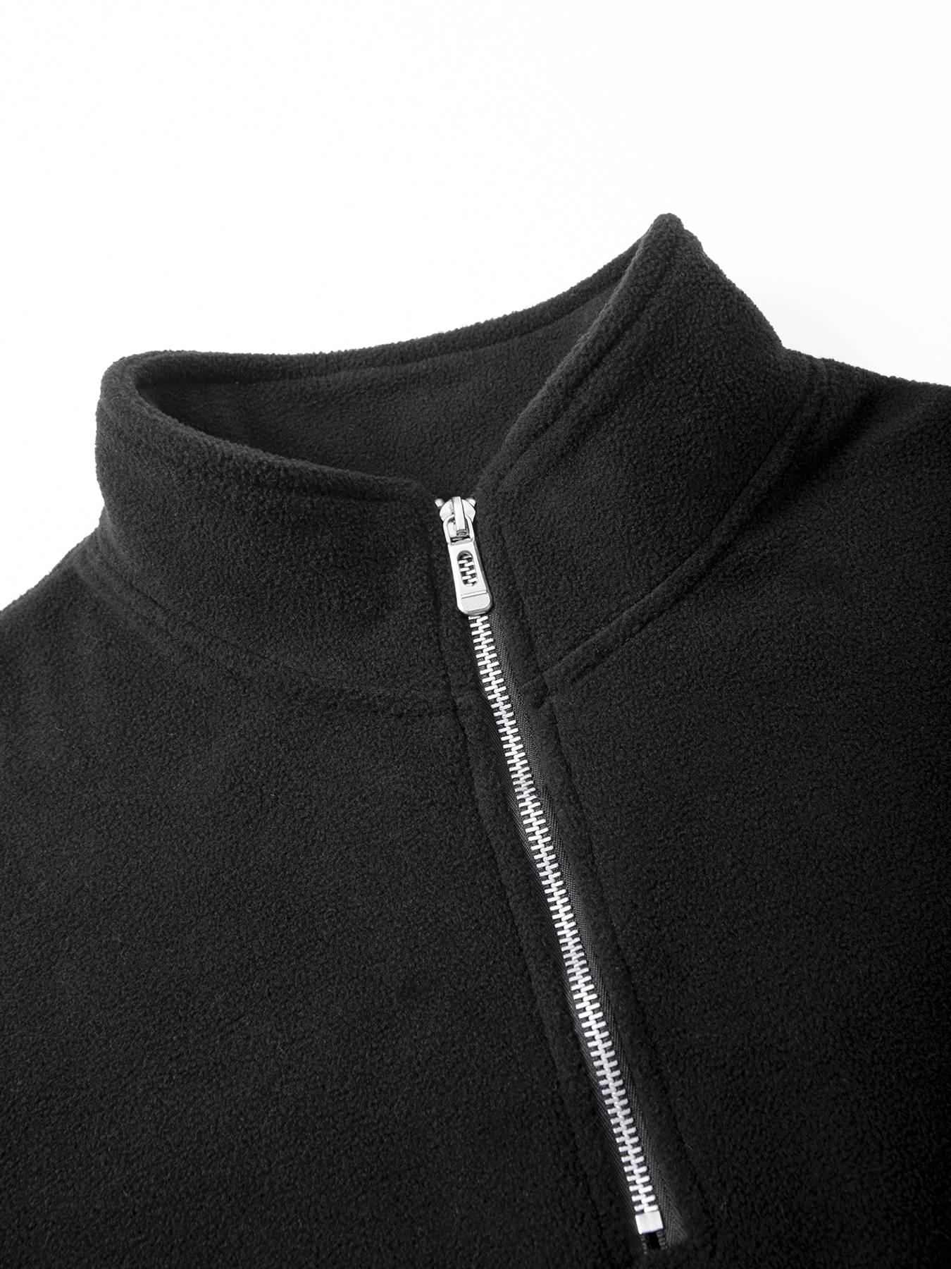 2025 Men Casual Fleece Sweatshirts Tops Men Sport Classic Stand Collar Sweatshirts Men’s Quarter Zip Hoodie Basic Pullover 3XL