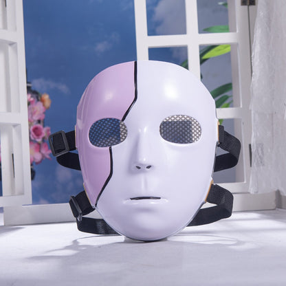 Anime Sally Face Cosplay Mask - Sal Fisher Full Face Unisex, Halloween Party Costume, Soft Stuffed Collectible Gift