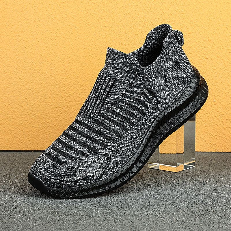 Sapatos Masculinos Casuais Respiráveis Leves para Exterior Tênis Masculinos Antiderrapantes Sapatilhas Slip-on Vulcanizados 2023