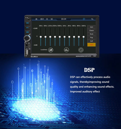 7 Inch HD Touch Screen Car Radio 2 Din High Quality Video Player Wince Wireless CarPlay Android Auto Bluetooth Rear Camera