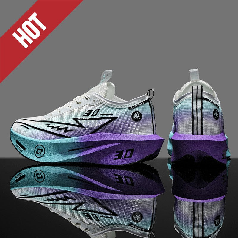 NEW Running Shoes Men Sports Marathon Carbon Plate Breathable Lightweight Women Comfortable Athletic Leisure Sneakers Footwear