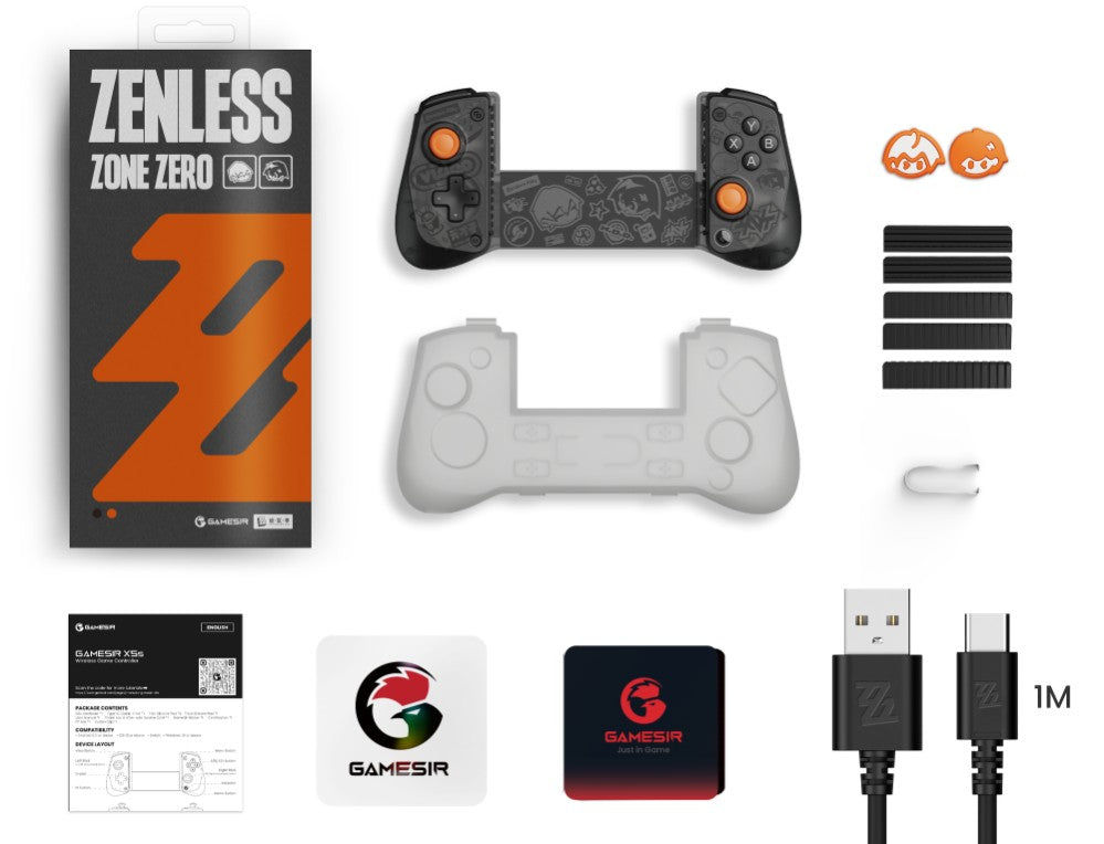 GameSir X5s Mobile Gamepad Zenless Zone Zero Edition Android iOS iPAD Mini Phone Controller for Switch 2/1 Hall Effect Sticks