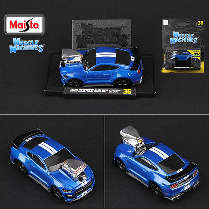 Conjunto de veículos Maisto 1:64 Ferrari Ford Chevrolet Shelby Buick Toyota Audi Nissan Muscle, série de modelos de carros em miniatura Die Cast