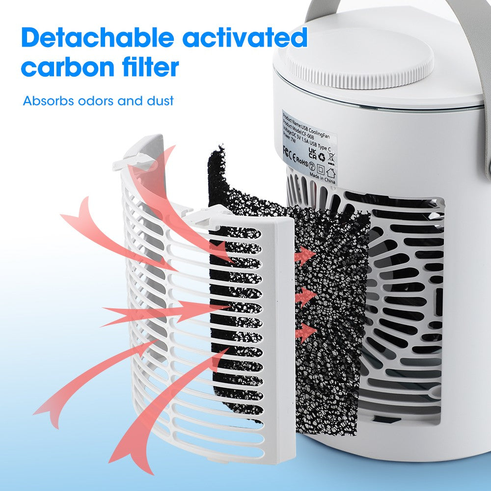 Ar Condicionado Portátil Ventilador de Mesa Spray Duplo Atomização Ultrassônica 3/4 Velocidades Silencioso Refrigerador de Ar Luz Noturna Ventilador Elétrico Doméstico