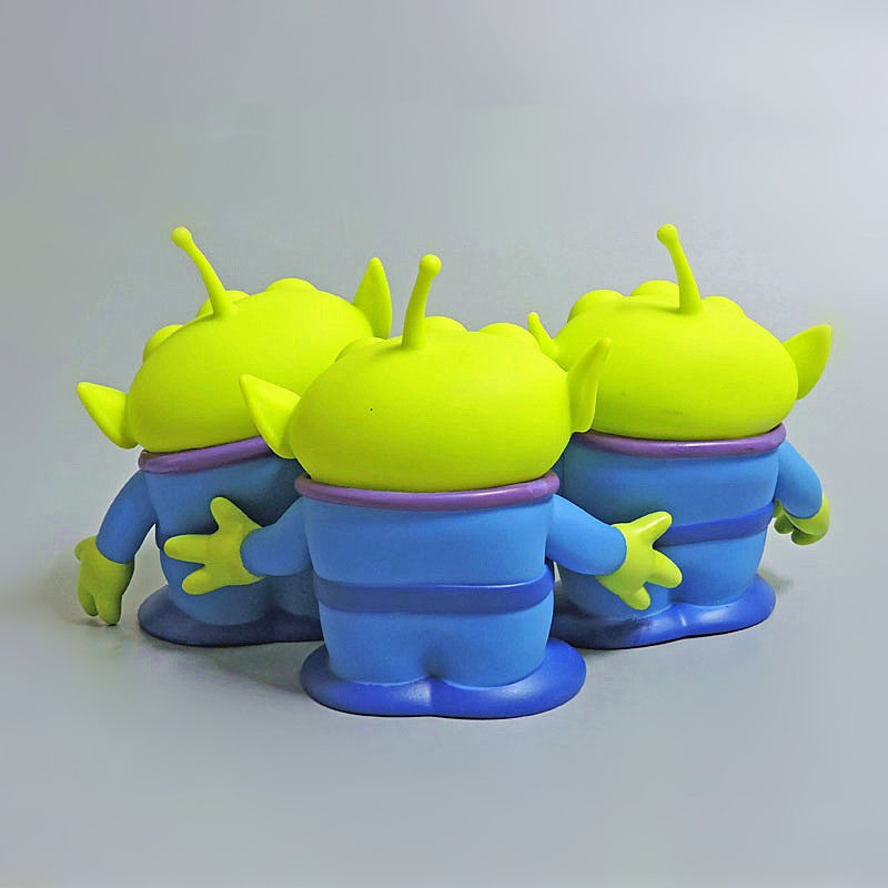 Boneco de Ação do Alien de Toy Story da Disney, Diferentes Expressões, Três Olhos, Modelo de Desenho Animado, Decoração de Boneca, Brinquedo de Anime para Crianças, Presente
