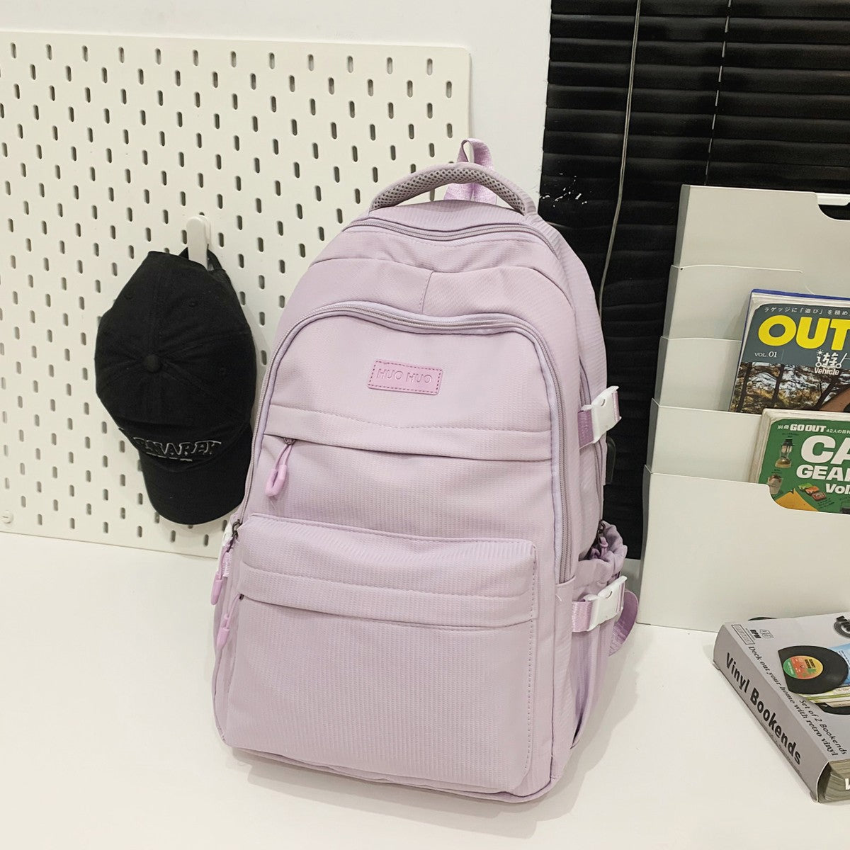 Mochila Escolar Unissex Nova Japonesa Simples de Estudante do Ensino Médio e Fundamental Mochila de Grande Capacidade