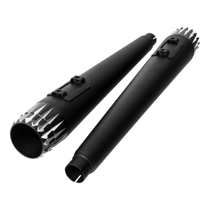 Motorcycle 4" Slip-on Mufflers Exhaust Pipes For Harley Touring Electra Street Glide 1995-2016