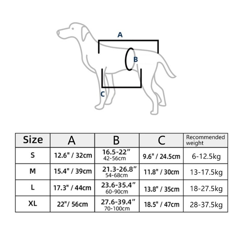 Dog Body Support Dog Lift Harness for Injured Elderly Dogs Disabled Pet Supplies