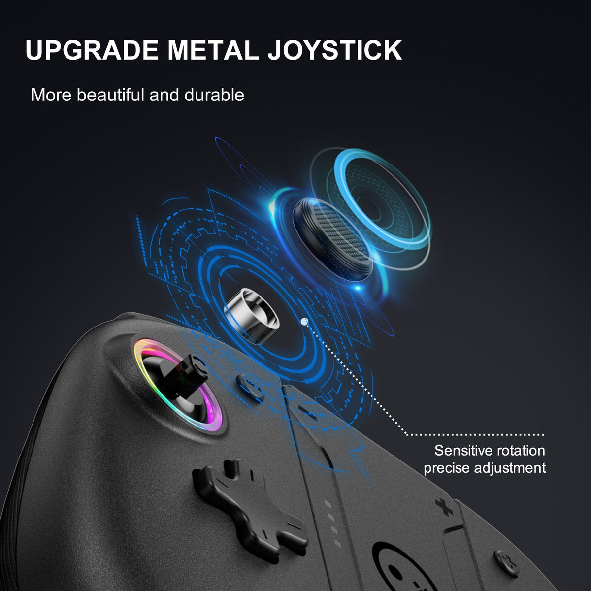 Wireless Bluetooth Controller For Nintendo Switch & OLED & Lite Gamepad Control Gaming Accessories Hall Game Pad Command Mando