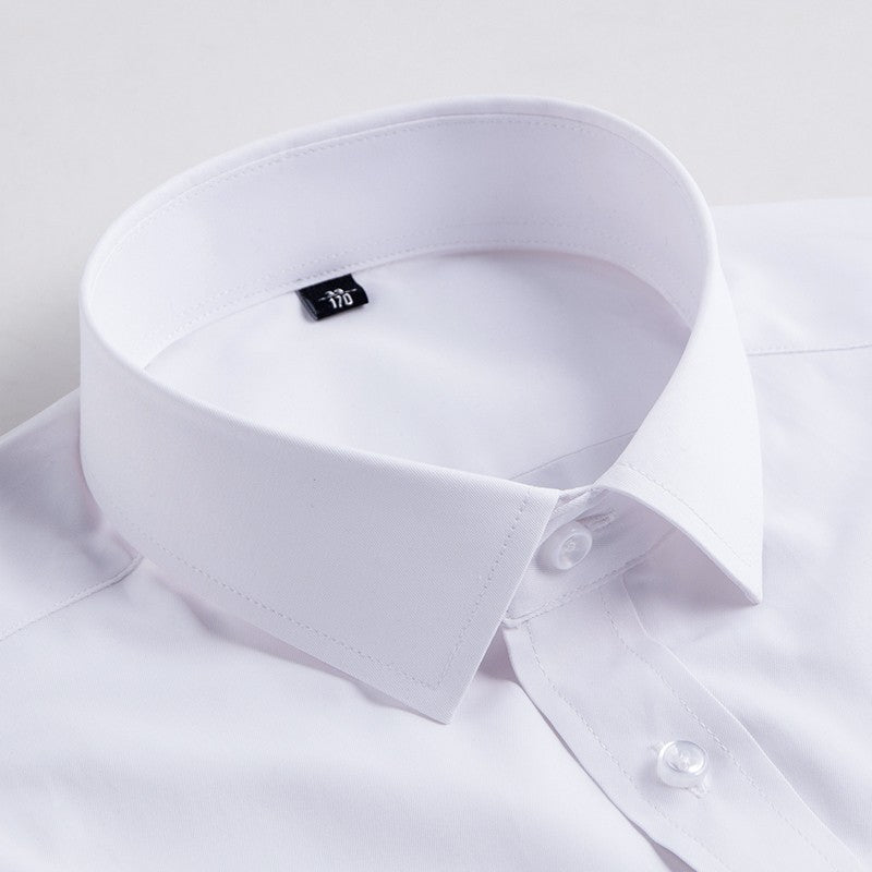 Plus Size 11XL 10XL 9XL New Men's Social Shirt Long Sleeve Slim Fit Business Classic Basic White Formal Dress Shirts Man Clothes