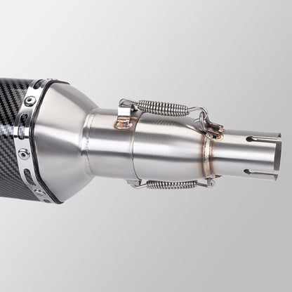28 32 38 45mm Adapter 51mm Exhaust Section Non-Destructive Install Motorcycle Exhaust Pipe Modification Exhaust Middle Section