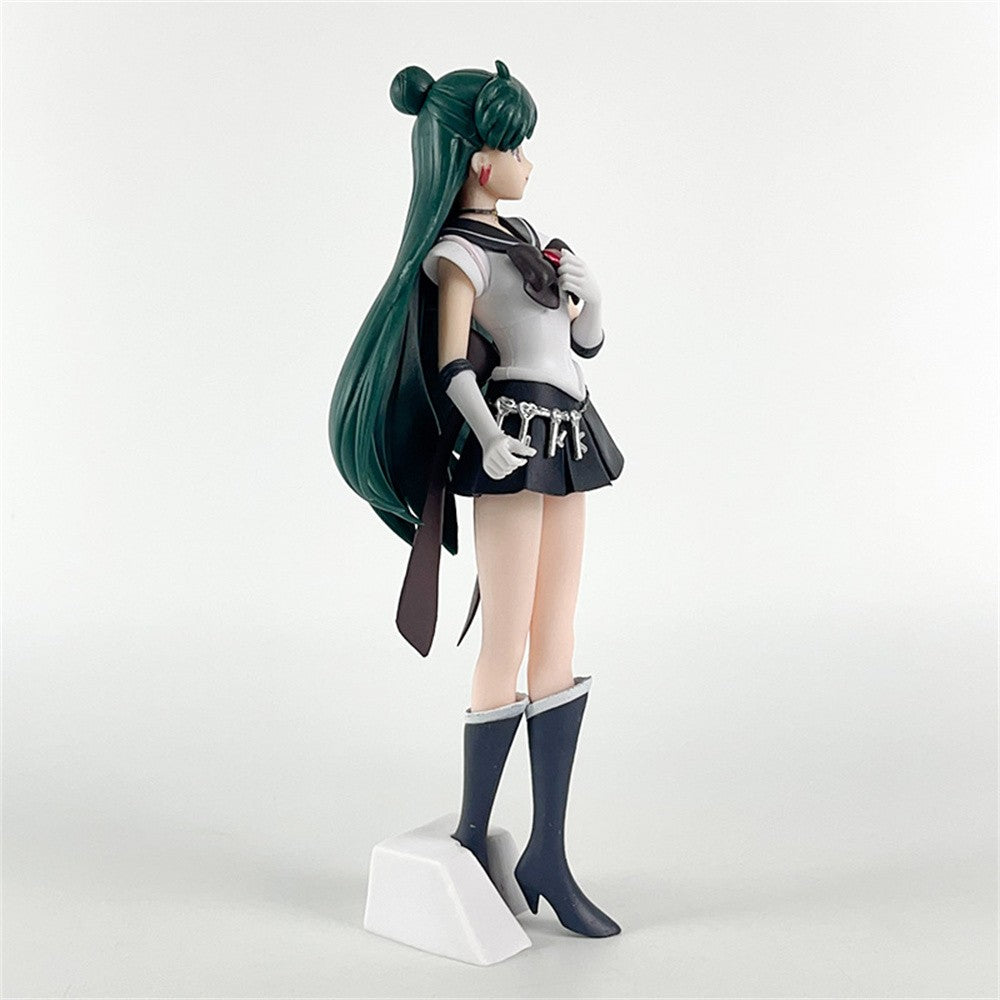 23cm Sailor Moon Anime Figura Marinheiro Marte Mercúrio Júpiter Vênus Saturno Action Figure Modelo Brinquedos Colecionáveis Presente de Aniversário para Crianças
