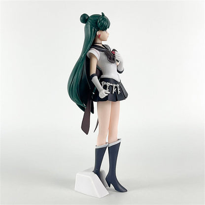 23cm Sailor Moon Anime Figura Marinheiro Marte Mercúrio Júpiter Vênus Saturno Action Figure Modelo Brinquedos Colecionáveis Presente de Aniversário para Crianças