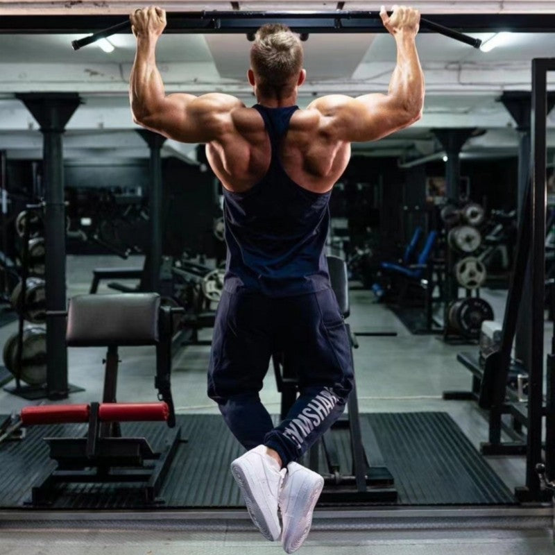 Men's Sleeveless Fitness Tank Top, Cotton Slim Fit Soft Gym Shirt, Bodybuilding Stringer Muscle Singlet for Intense Training