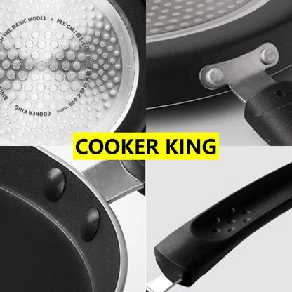 Frigideira Antiaderente Omeleteira COOKER KING Panelas Utensílios de Cozinha para Fogão Elétrico Fogão de Indução Doméstico