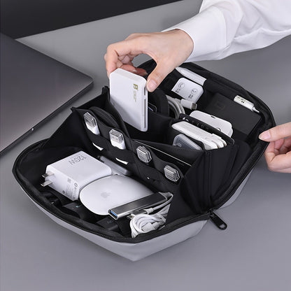 Portable Data Cable Storage Bag Mouse Headphones Power Bank Digital Accessories Organizer Bag Business Travel Numerical Code Bag