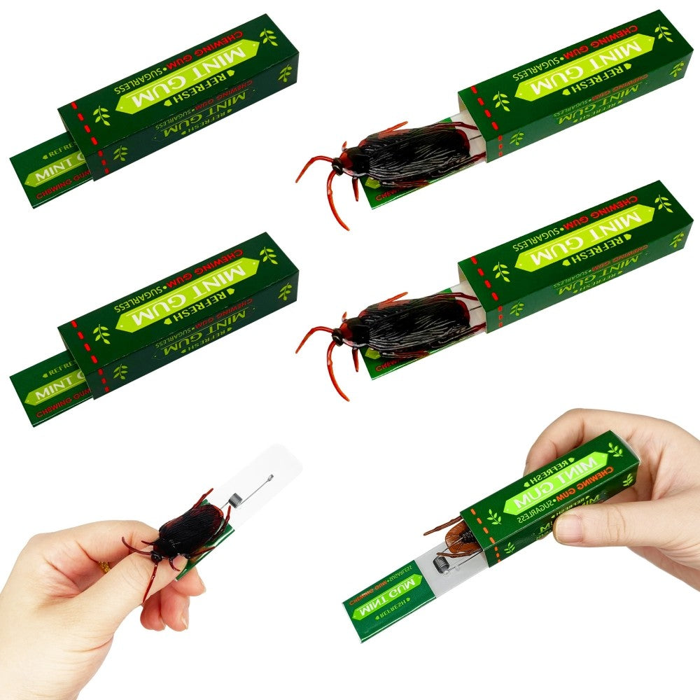 10-30 Pcs Halloween Prank Cockroach Chewing Gum for Halloween Ghost Festival Prank Funny Party Party Gift Decoration Supplies