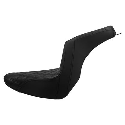 Banco Duplo de Moto para Piloto e Garupa Almofada Dianteira Traseira para Harley Softail Sport Glide FLSB Low Rider FXLR FXLRS 2018 em Diante