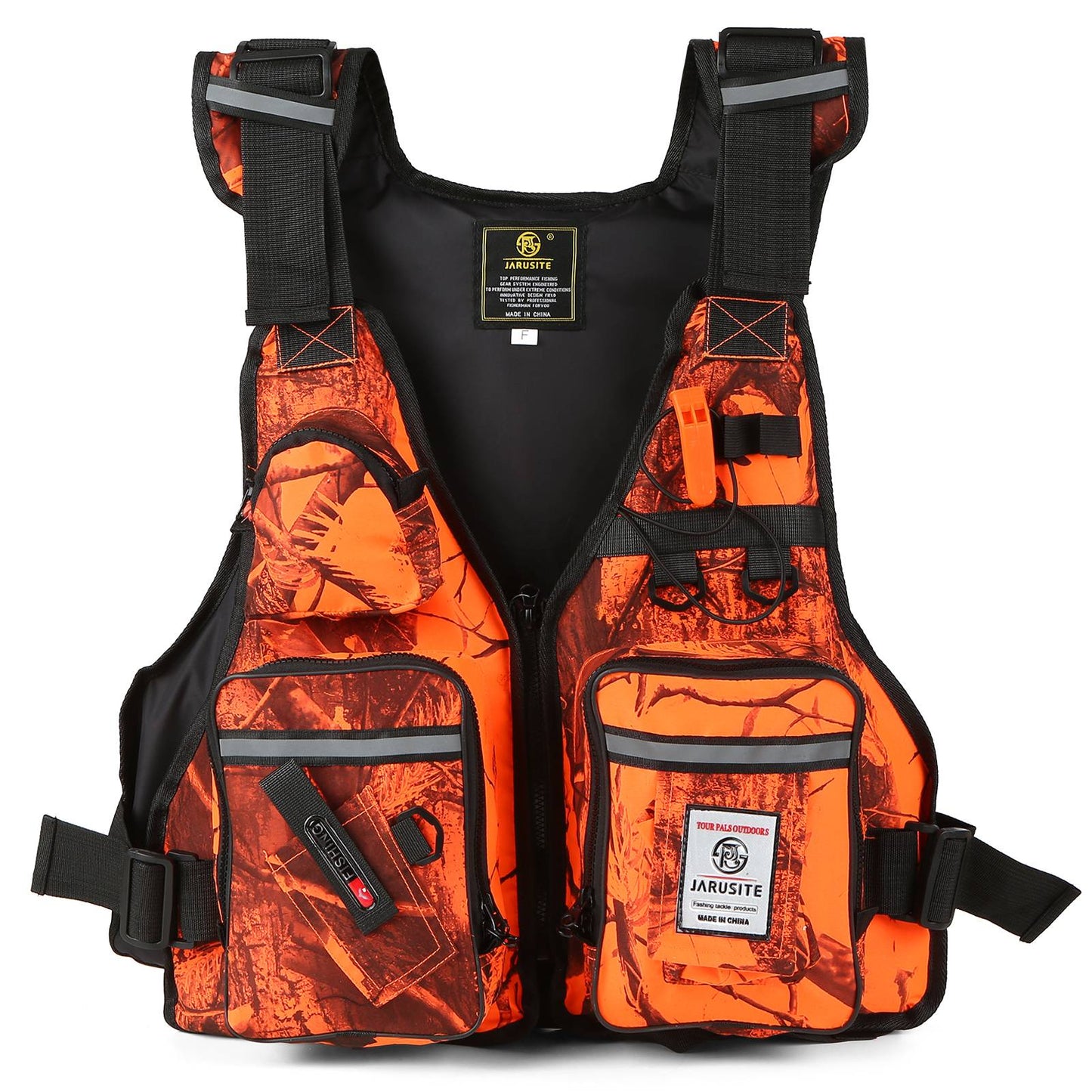 Colete Salva-Vidas Profissional Masculino, Colete de Pesca Portátil com Bolsos Múltiplos, à Prova d'Água, Ajustável para Pesca em Alto Mar, Lançamento 2022