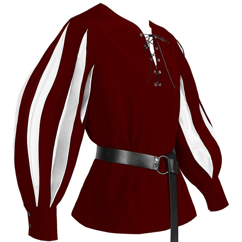 Mens Tudor Doublet Vest Victorian Medieval Renaissance Tudor Prince King Costume Ren Faire Jerkin Vest Waistcoat