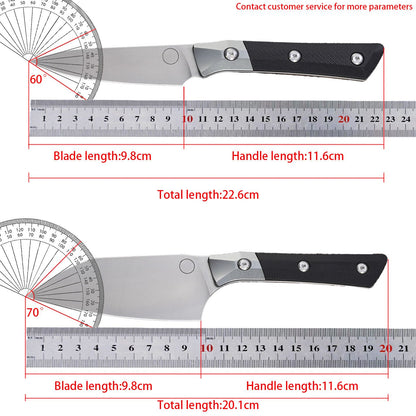 New MICRO TECH kitchen knife, outdoor camping tool knife, fixed blade, fruit knife, straight knife, Christmas gift